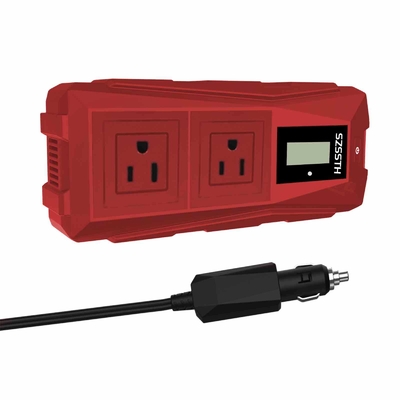 Goede prijs. Zwijgende koelventilator overbelastingbescherming 12V tot 110V/220V Auto-omvormer 300W Uitgangsstroom 0.91A 220V/110V DC/AC-omvormers online