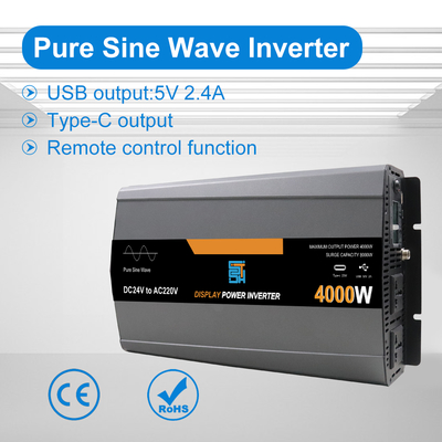 Goede prijs. 4000 W Pure Sine Wave Omvormer - DC 12V/24V/48V naar AC 110V-240V online