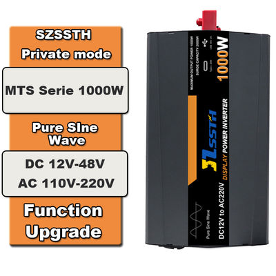 1000w 1kw Pure Sinus Wave Inverter DC 12V 24V AC 110V 220V 230V Met USB2.4A Type C