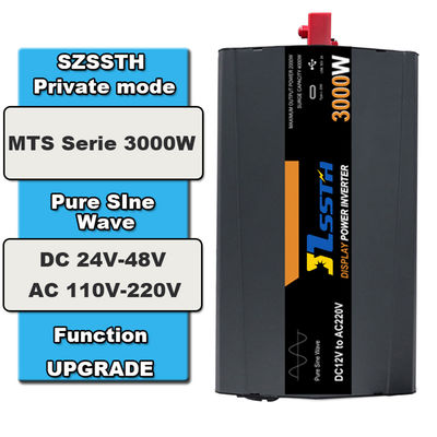 Off Grid Pure Sinus Wave Power Inverter 3KW Op maat gemaakte stopcontact 50Hz 60Hz
