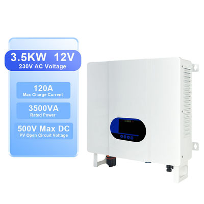 3.5kw Home Off Grid Solar Inverter 24v 3000w Single Phase 3kw 3kva Met Mppt Controller
