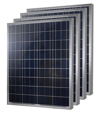 100w 200w Poly Cell Aluminium Glas Zonnepaneel Off The Grid On Grid Zonnepaneel