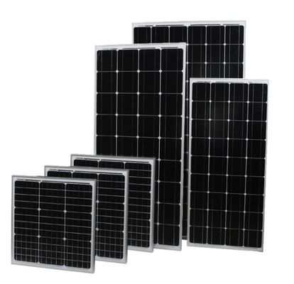 18V 24V 36V 48V Aluminium glas zonnepaneel 100w Rigied zonnepaneel Hoog vermogen