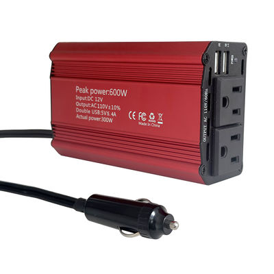 Universal Socket DC 12V 24V To AC 220V Modified Sine Wave Mini Power Inverter 300W 300Watts Converter Adapter Portable Car Inverter With Charger