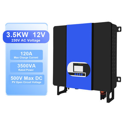 Hybride off-grid 3,5 kw MPPT zonne-omvormer 24v 220v zuivere sinusgolf 3,5kw
