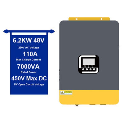 6200W 48VDC Home Solar Inverter met Pure Sinus Wave Output Overload Protection