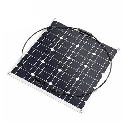Kleine krachtige 12v 50w zonnepaneel semi-flexibel monokristallijn zonnepaneel