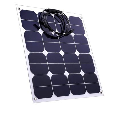 Flexibel 18v 50w zonnepaneel gebogen zachte dunne film zonnepaneel C60 cel