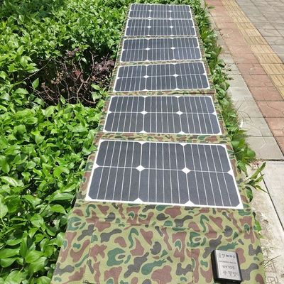 Draagbaar opvouwbaar zonnepaneel 120w 100w opvouwbaar zonnepaneel voor wandelen in het buitenleven