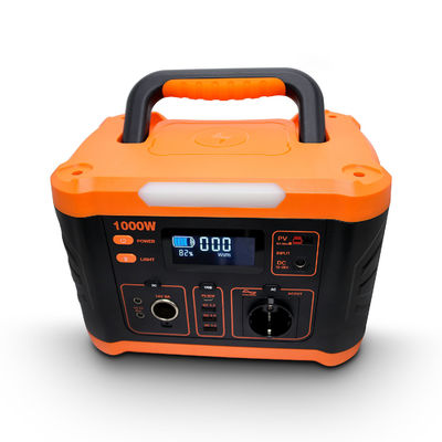 MPPT 1000 Watt Powerstation 888wh Draagbare back-up power station met LED-licht
