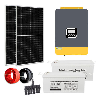 2kw Home On Off Grid Zonne-energiesysteem 120V/220V/230V/240V Verstelbare Spanning