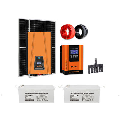 Off Grid Full Set 10kw zonne-systeem kit met batterij opslag CE Rhos Fcc certificaat