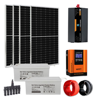 5KW All-in-One zonne-energiesysteem compleet off-grid zonne-energie-kits voor huizen