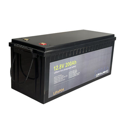 Ingebouwde BMS LiFePo4 zonnebatterij 12V 200Ah Lithium Iron Phosphate zonnebatterij