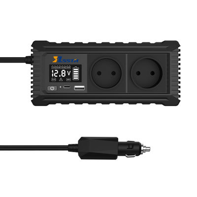12V tot 110V 220V autovervormer met USB-aansluiting en stopcontact