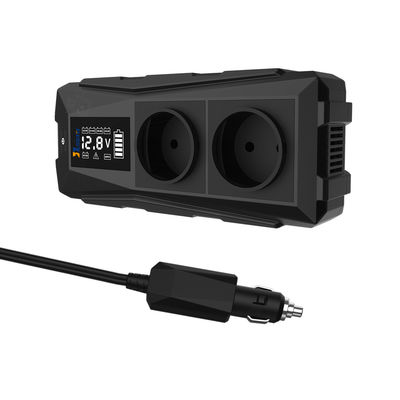 Compacte grootte 300W 12V DC naar AC-auto-energieomvormer met gemodificeerde sinusgolf USB en oververhitting