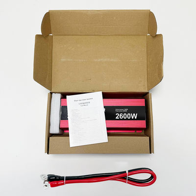 28.9CM*11.1CM*5.88CM 2600W Peak 12V 24V 48V 60V DC naar AC Off Grid Power Inverter voor SDK Network Long Lasting Performance