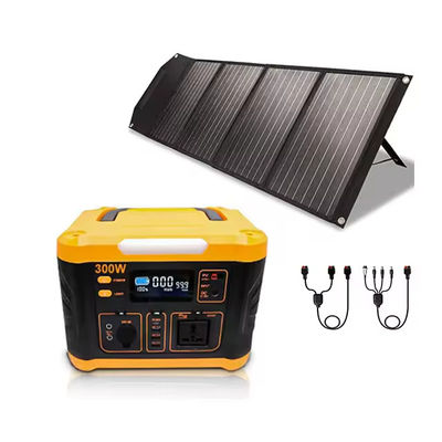 Draagbare 300 W back-up batterijbank Zonnecentrale Minicentrale