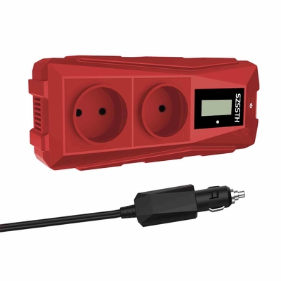 Goede prijs. 300W 12V Pure Sine Wave Auto Stroomomvormer Dubbele AC Uitgangen 2 USB Poorten voor Laptops/Apparaten 167*87*44mm USB A Type C 5V/3A online