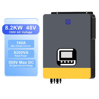 Goede prijs. 8.2kW Hybrid Solar Inverter 48V MPPT Pure Sine Wave Off Grid online