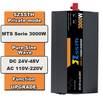 Goede prijs. 3 kW Pure Sine Wave Off-Grid Solar Inverter (12 / 24 / 48 V naar 110 / 220 / 230 / 240 V) online