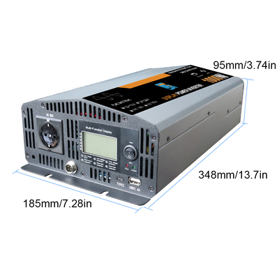 Goede prijs. 1kW off-grid zonne-inverter 12V/24V DC tot 110V AC Pure sinuswave online
