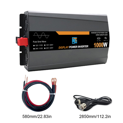 1000W Pure Sine Wave Zonne-omvormer 12V/24V 110V/120V Output
