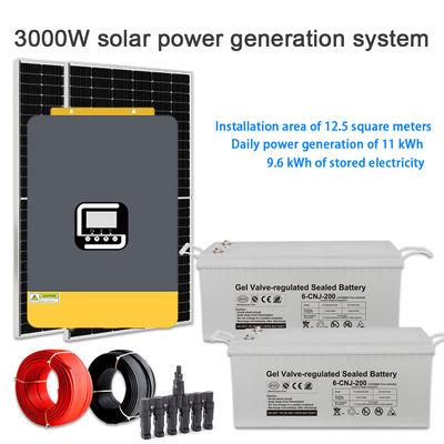 Goede prijs. Hoogwaardig 3KW Off-Grid Zonnestelsel met MPPT Controller – Instelbare Spanning 100V–240V online