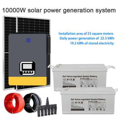 Goede prijs. Home Power Solution: 10KW Hybrid Solar System with GEL Battery Storage to Prevent Power Outages and Maximize Solar Energy online