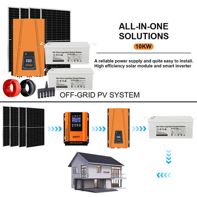 Goede prijs. De ultieme 10KW off-grid oplossing: Complete gecertificeerde zonnebatterij voor ononderbroken stroom online