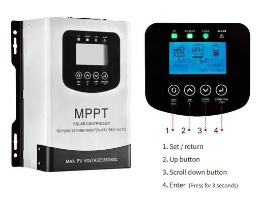 Goede prijs. MPPT Automatic Charge Mode Solar Charge Controller 30A 40A 50A 60A for Solar Systems online
