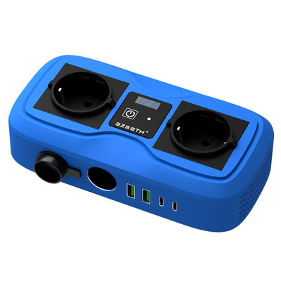 Goede prijs. 200W Auto Stroomomvormer met LCD-scherm & Dubbele Sigarettenaansteker Pluggen, 2 USB-poorten en AC-uitgang, 12V naar 220V Gemodificeerde Sinusgolf online