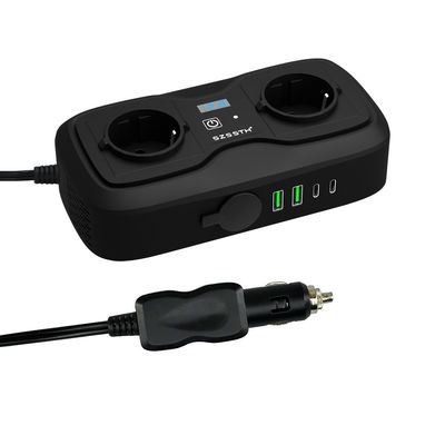 Goede prijs. 200W Pure Sine Wave Car Power Inverter | 12V DC to 220V AC Converter with Socket and USB Port online
