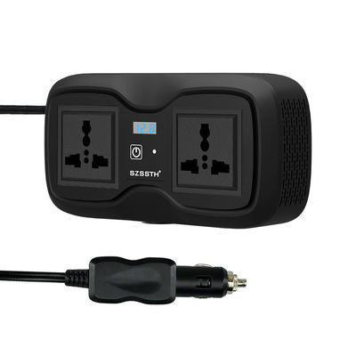 Goede prijs. 200W GaN Auto Stroomomvormer & 100W PD Snelle Oplader | 12V naar 110V/220V Gemodificeerde Sinusgolf AC + Dubbele USB-A/C online