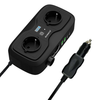 Goede prijs. 200W GaN Car Power Inverter & PD Fast Charger 12V tot 110V AC (US/EU Sockets) + Dubbele USB-poorten online